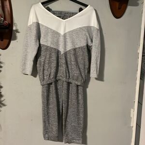 Vintage-1991-Small Absolutely Famous SOFT color block 2-piece loungewear set